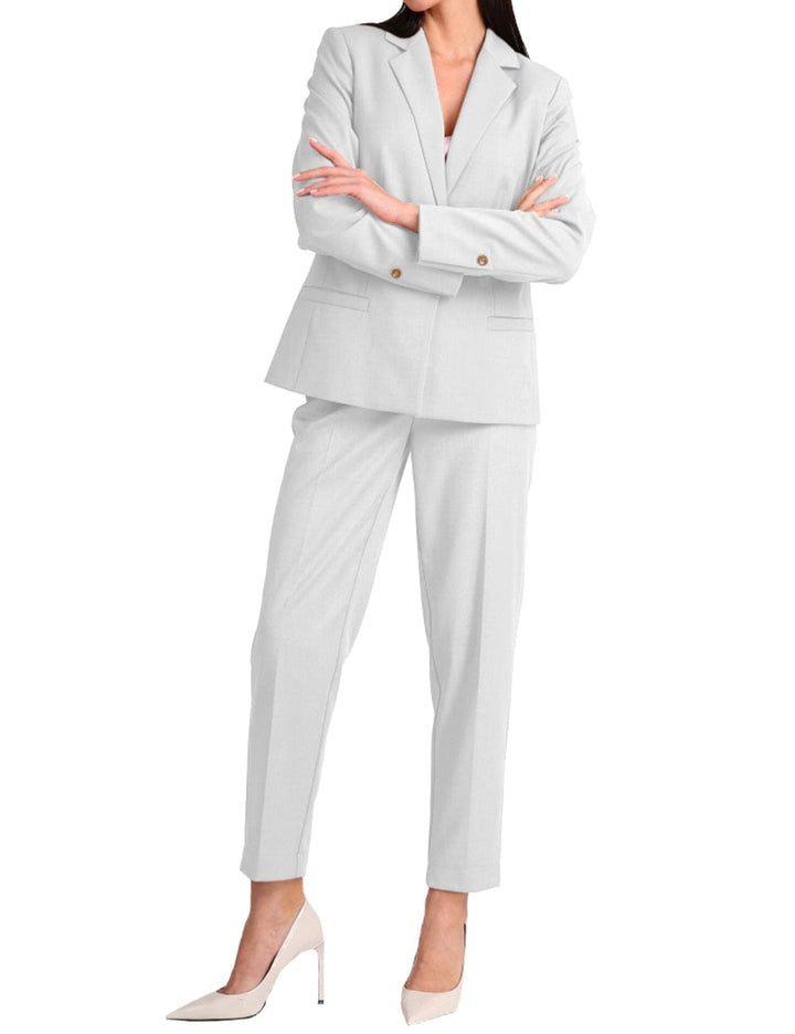solovedress 2 Piece Notch Lapel Fashion Women Suit（Blazer+Pants）