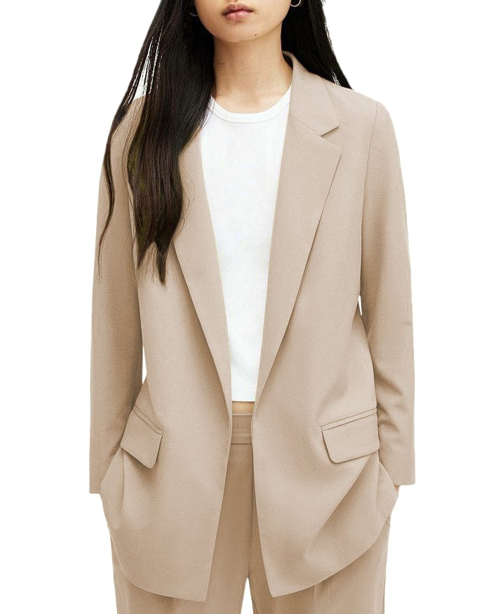 solovedress Casual Women Suit 2 Piece Notch Lapel Jacket (Blazer+Pants)